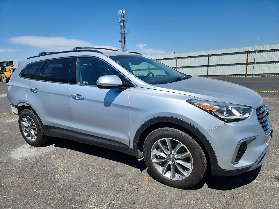 2018 Hyundai Santa fe VIN KM8SM4HF2JU272018 COPART salvage auction — VANDALISM, CA - SALVAGE CERTIFICATE, sold $1,500 on 2026-07-13 (photo 4)