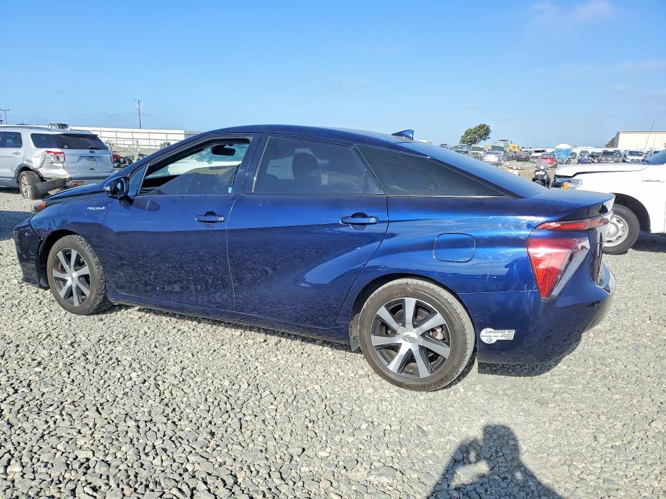 2016 Toyota Mirai VIN JTDBVRBD9GA000565 COPART salvage auction — FRONT END, Ca - Dis/Dlr/Exp Lien Papers-Salv, sold $525 on 2026-07-20 (photo 2)