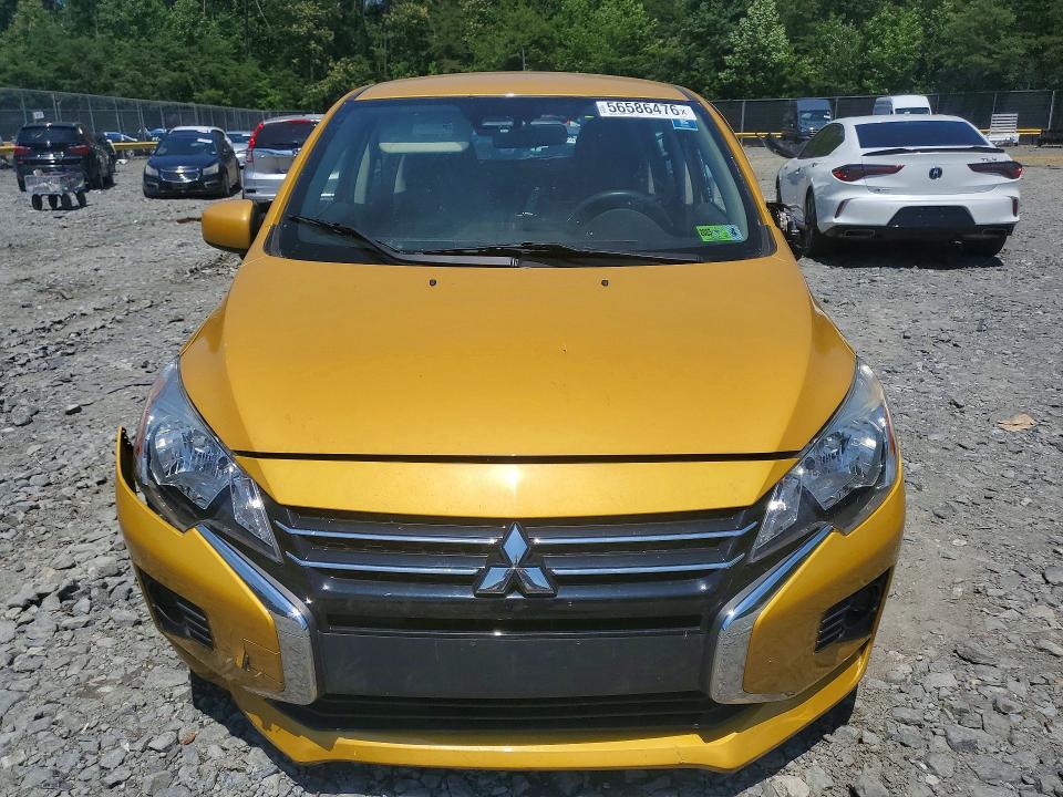 2021 Mitsubishi VIN ML32AUHJ3MH002619 COPART salvage auction — SIDE, Md - Cert Of Salvage > 75% Damage, sold $1,400 on 2026-07-17 (photo 5)