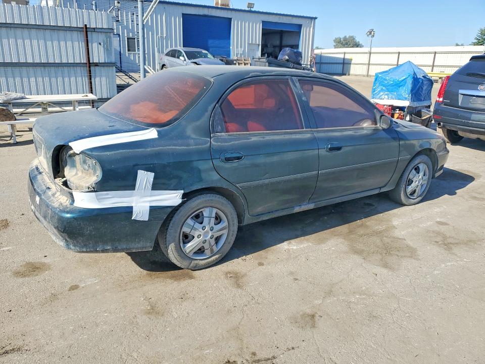 1999 Kia Sephia VIN KNAFB1218X5803598 COPART salvage auction — REAR END, Ca - Salvage Certificate, sold $200 on 2026-07-10 (photo 3)
