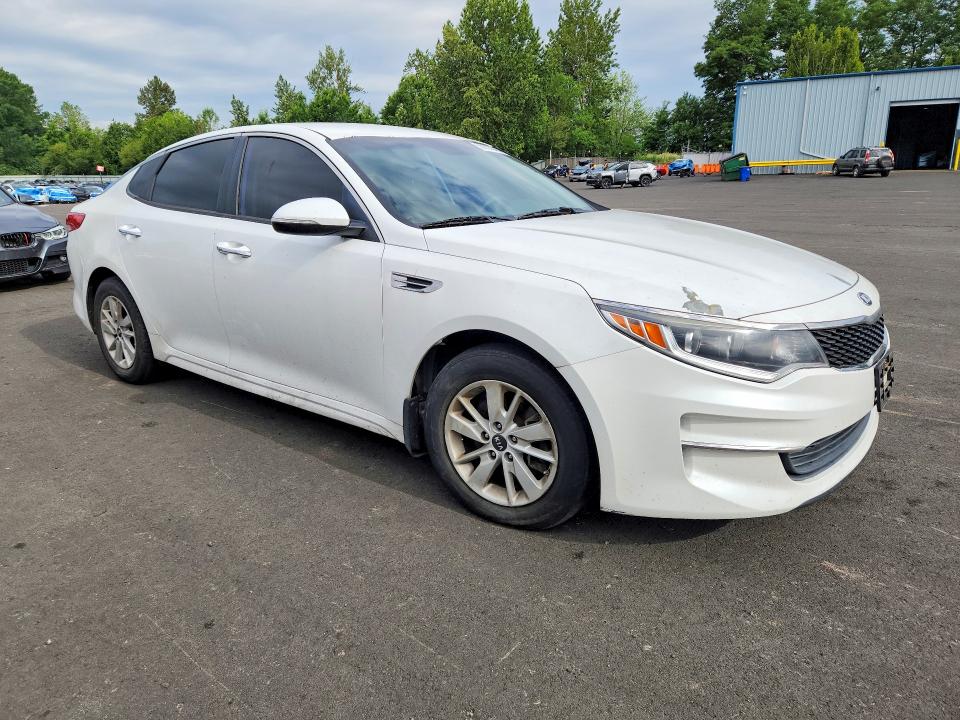2016 Kia Optima VIN 5XXGT4L39GG038449 COPART salvage auction — MECHANICAL, Or - Cert Of Title-Reconstructed, sold $600 on 2026-07-13 (photo 4)