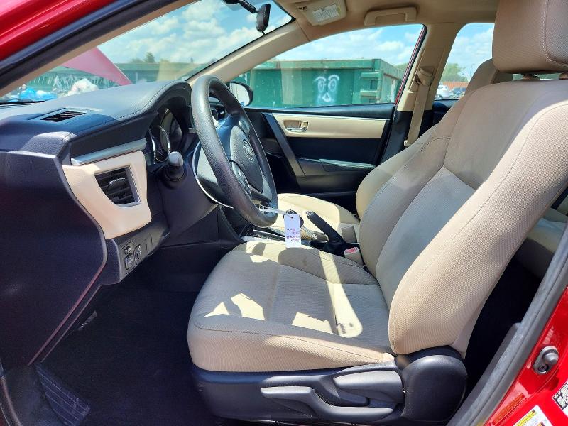 2015 Toyota Corolla VIN 5YFBURHE1FP253733 COPART salvage auction — FRONT END, Fl - Cert Of Title Slvg Rebuildable, sold $3,750 on 2026-07-13 (photo 7)