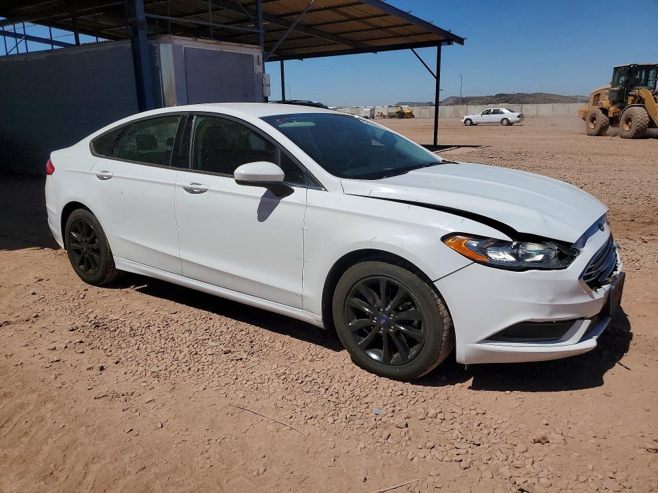 2017 Ford Fusion VIN 3FA6P0H70HR187801 COPART salvage auction — FRONT END, Az - Cert Of Title - Salvage, sold $350 on 2026-07-30 (photo 4)