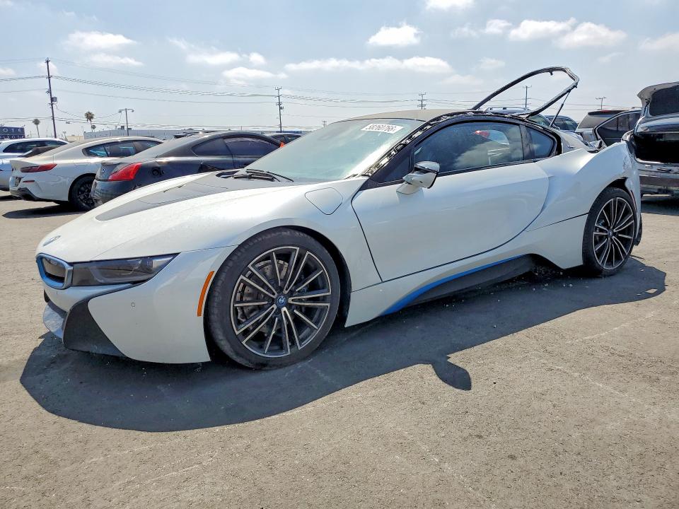 2019 BMW I8 VIN WBY2Z4C53K7D08434 COPART salvage auction — REAR END, Ca - Cert Of Title-Salvaged, sold $17,500 on 2026-07-29 (photo 1)