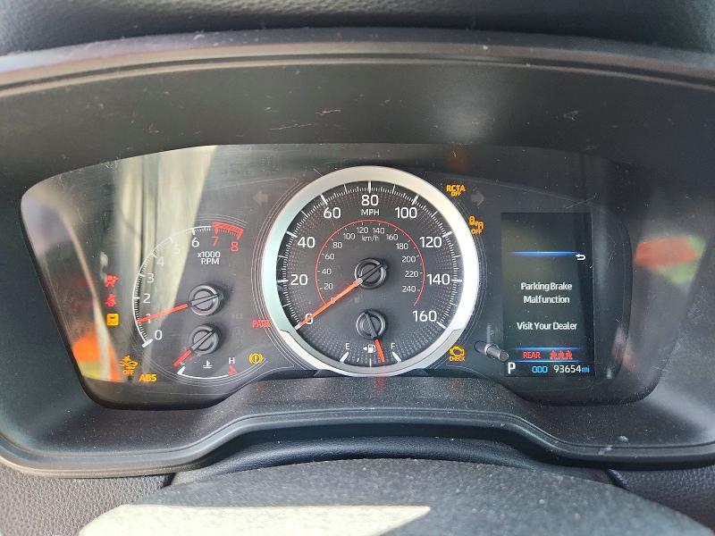 2022 Toyota VIN 7MUBAAAG7NV012812 COPART salvage auction — FRONT END, CA - SALVAGE CERTIFICATE, sold $5,800 on 2026-07-24 (photo 9)