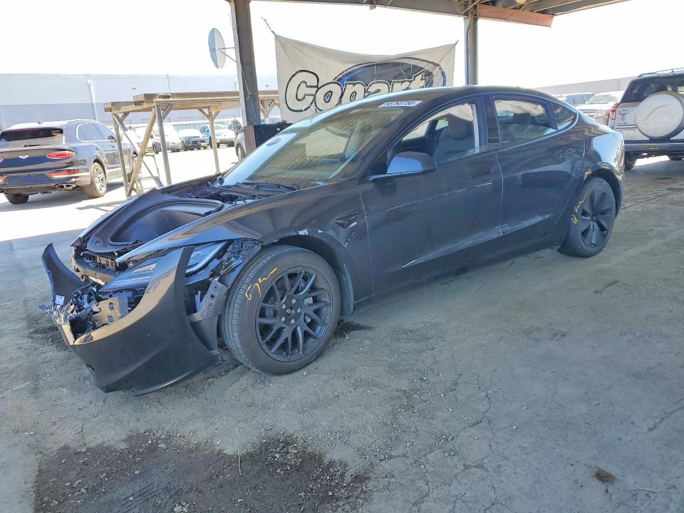 2024 Tesla VIN 5YJ3E1EB8RF730171 COPART salvage auction — FRONT END, Ca - Salvage Certificate, sold $13,400 on 2026-07-09 (photo 1)