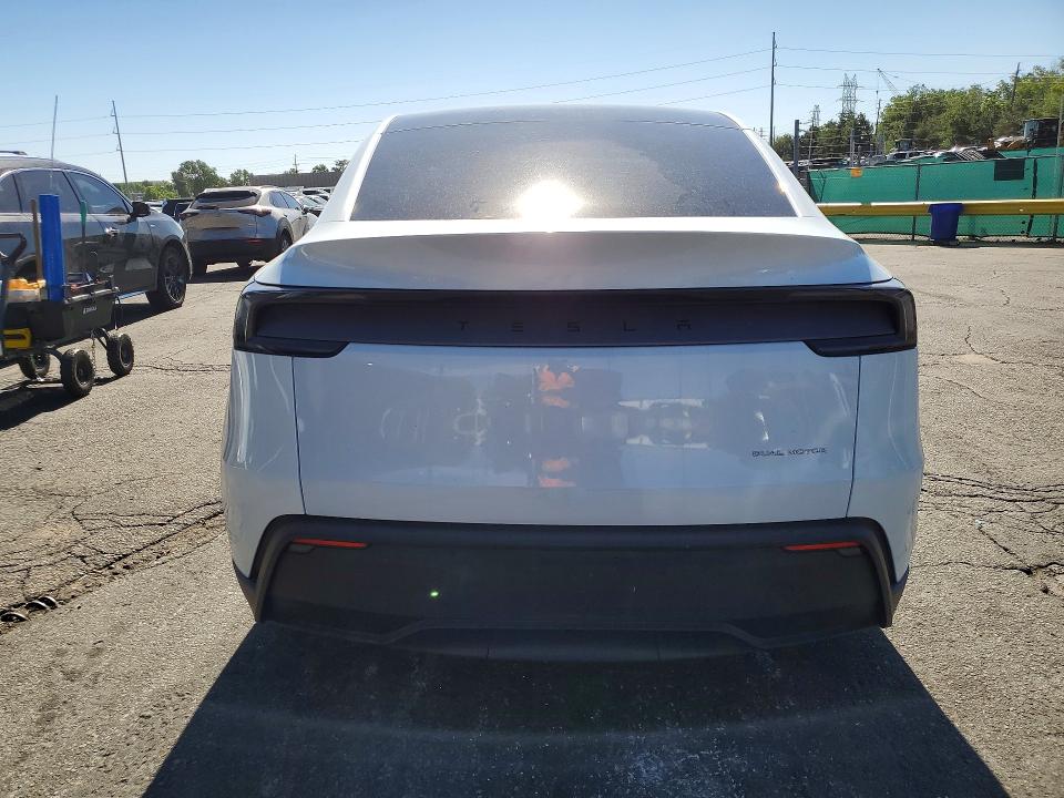 2026 Tesla Model y VIN 7SAYGDEE1TF336307 COPART salvage auction — FRONT END, Co - Public - Salvage Title, sold $28,500 on 2026-07-16 (photo 6)