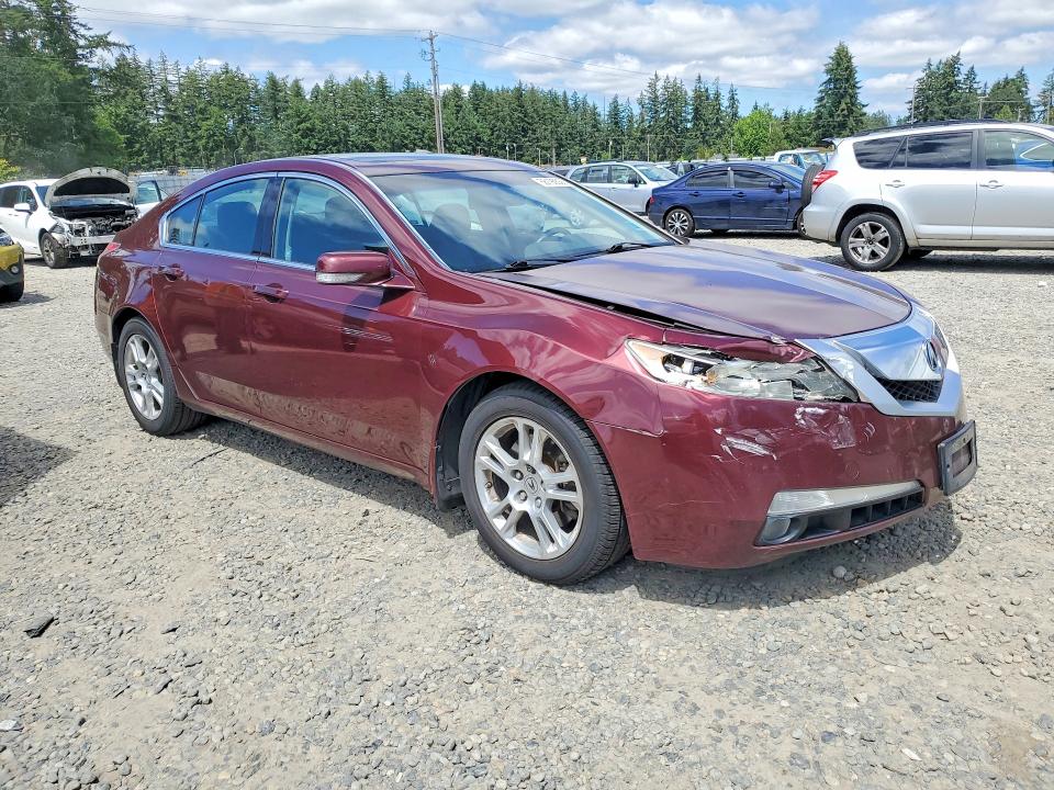 2009 Acura Tl VIN 19UUA86219A000961 COPART salvage auction — FRONT END, WA - BILL OF SALE, sold $1,550 on 2026-07-17 (photo 4)