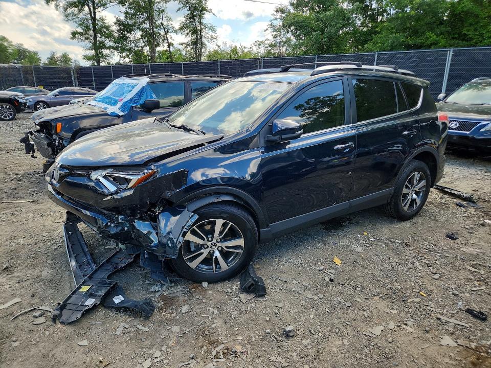 2017 Toyota Rav 4 VIN JTMWFREV1HJ109851 COPART salvage auction — FRONT END, Md - Cert Of Salvage > 75% Damage, sold $3,400 on 2026-07-28 (photo 1)