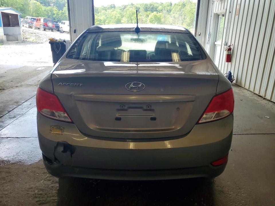 2017 Hyundai Accent VIN KMHCT4AE6HU364204 COPART salvage auction — FRONT END, Pa - Cert Of Title, sold $825 on 2026-07-22 (photo 6)