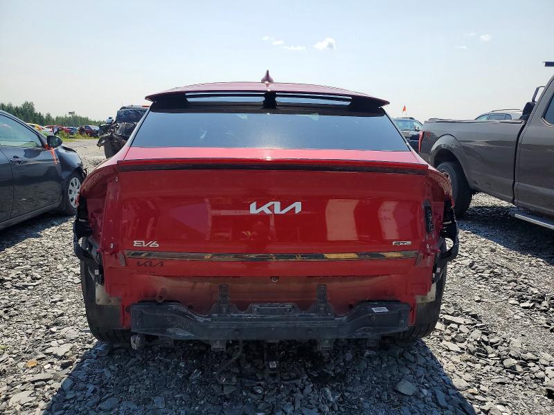 2024 Kia Ev6 VIN KNDC4DLC7R5222775 COPART salvage auction — FRONT END, Qc - Gravement Accidente, sold $650 on 2026-07-28 (photo 6)