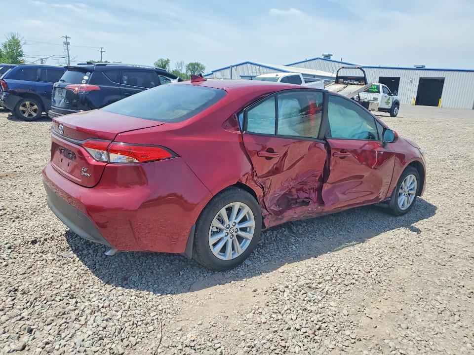 2025 Toyota Corolla VIN JTDBCMFE7S3087231 COPART salvage auction — SIDE, Ny - Mv-907A Salvage Certificate, sold $7,400 on 2026-07-29 (photo 3)