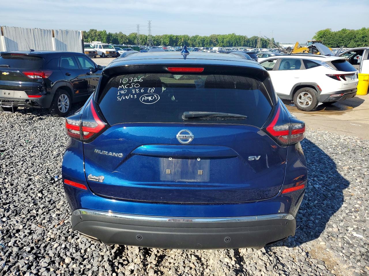 2019 Nissan Murano VIN 5N1AZ2MJ9KN138694 COPART salvage auction — Front End, TN - SALVAGE CERTIFICATE, sold $2,350 on 2026-07-09 (photo 6)
