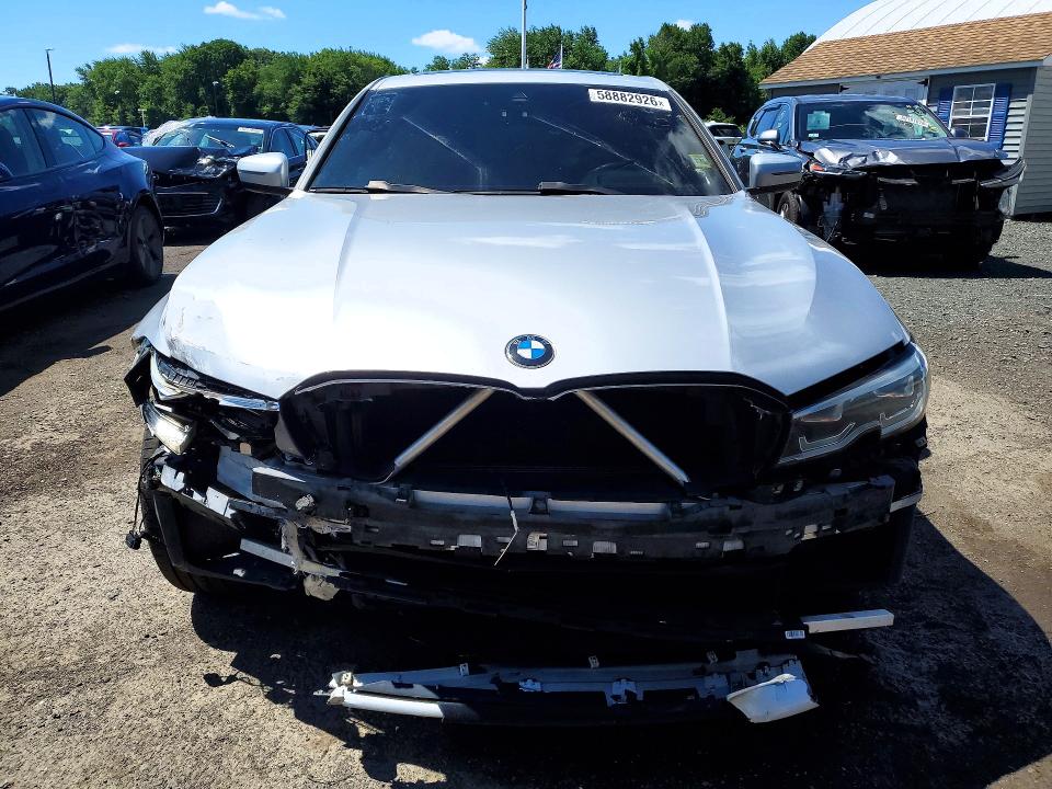 2019 BMW 3 series VIN WBA5R7C59KAJ83906 COPART salvage auction — FRONT END, VA - CERTIFICATE OF TITLE, sold $8,200 on 2026-07-27 (photo 5)