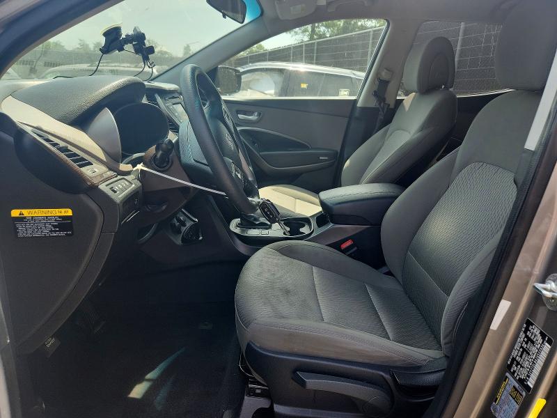 2018 Hyundai Santa fe VIN 5XYZTDLB4JG533936 COPART salvage auction — FRONT END, Md - Cert Of Salvage > 75% Damage, sold $2,150 on 2026-07-07 (photo 7)