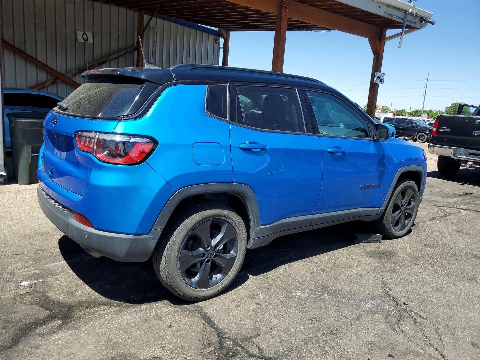 2021 Jeep Compass VIN 3C4NJDBB3MT512661 COPART salvage auction — HAIL, Co - Certificate Of Title, sold $8,800 on 2026-08-25 (photo 3)