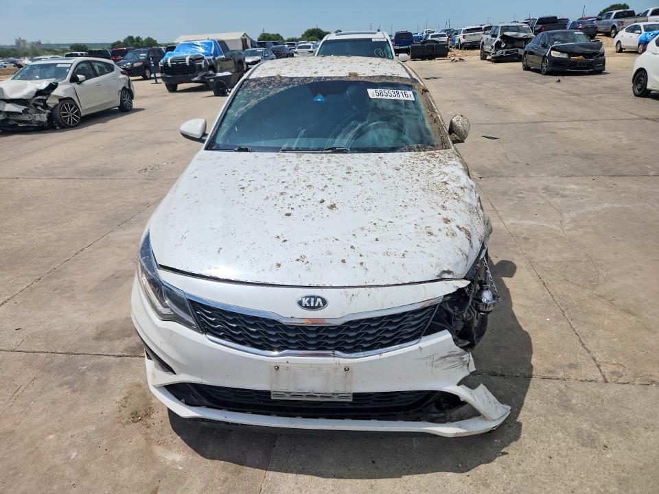 2020 Kia Optima VIN 5XXGT4L32LG411969 COPART salvage auction — FRONT END, Tx - Salvage Vehicle Title, sold $1,400 on 2026-07-09 (photo 5)
