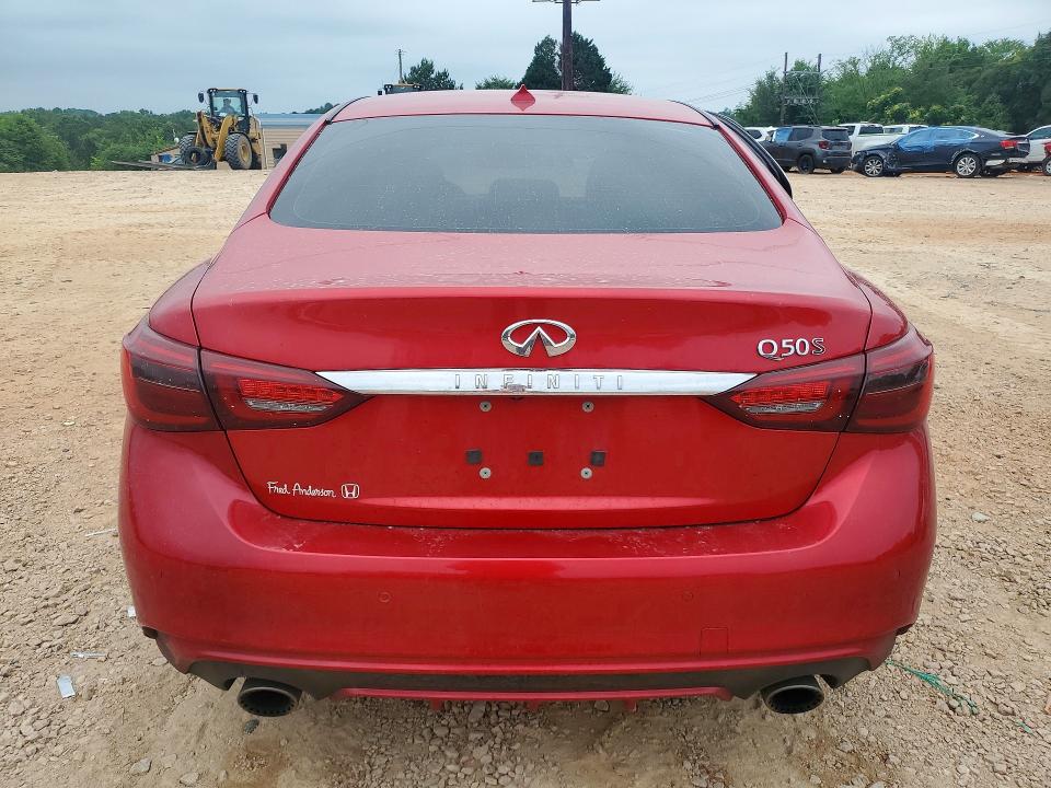 2020 Infiniti Q50 VIN JN1FV7AP2LM630070 COPART salvage auction — SIDE, Nc - Salvage Certificate Of Title, sold $175 on 2026-07-27 (photo 6)