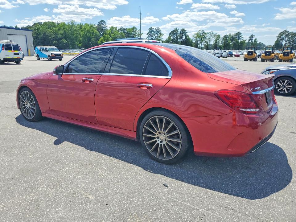 2016 Mercedes-benz C-klasse VIN 55SWF4JB0GU101792 COPART salvage auction — FRONT END, Nc - Dealer Only Clean Title, sold $4,250 on 2026-07-09 (photo 2)