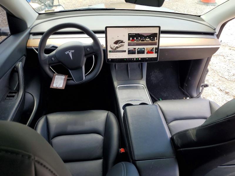 2022 Tesla VIN 7SAYGDEE9NF436190 COPART salvage auction — SIDE, Tx - Salvage Vehicle Title, sold $8,900 on 2026-07-27 (photo 8)