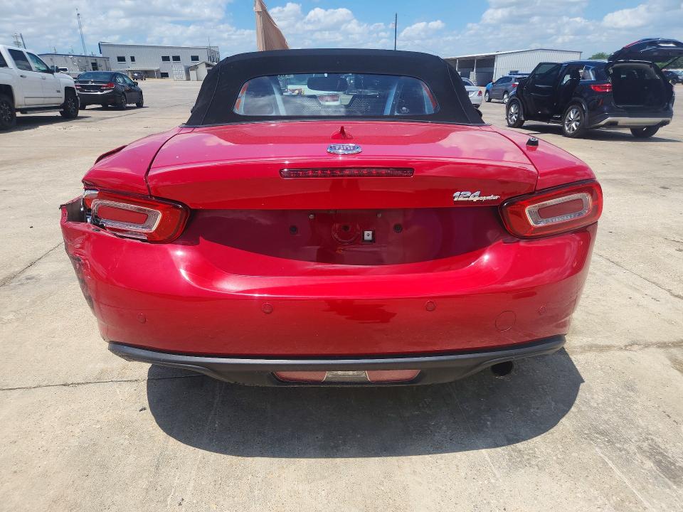 2018 Fiat 124 spider VIN JC1NFAEK3J0134441 COPART salvage auction — FRONT END, TX - SALVAGE VEHICLE TITLE (P), sold $175 on 2026-07-30 (photo 6)