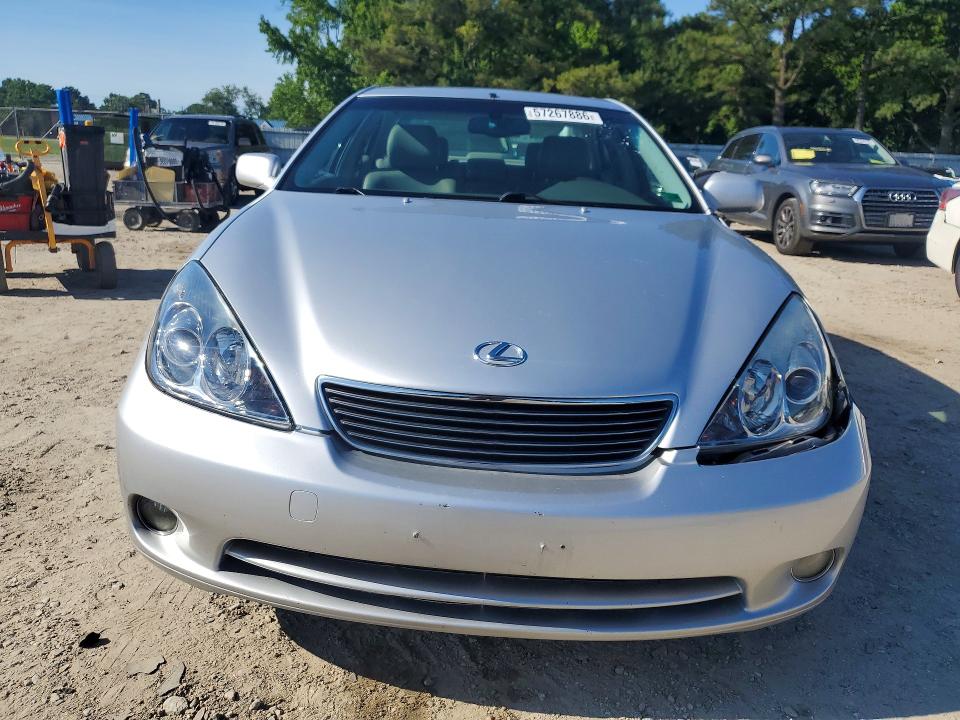 2005 Lexus Es 330 VIN JTHBA30G655101170 COPART salvage auction — FRONT END, Va - Certificate Of Title, sold $425 on 2026-07-07 (photo 5)