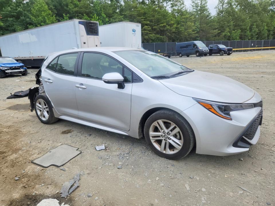 2019 Toyota Corolla VIN JTNK4RBE6K3040154 COPART salvage auction — REAR END, Va - Cert Of Title - Salvage, sold $3,700 on 2026-07-07 (photo 4)