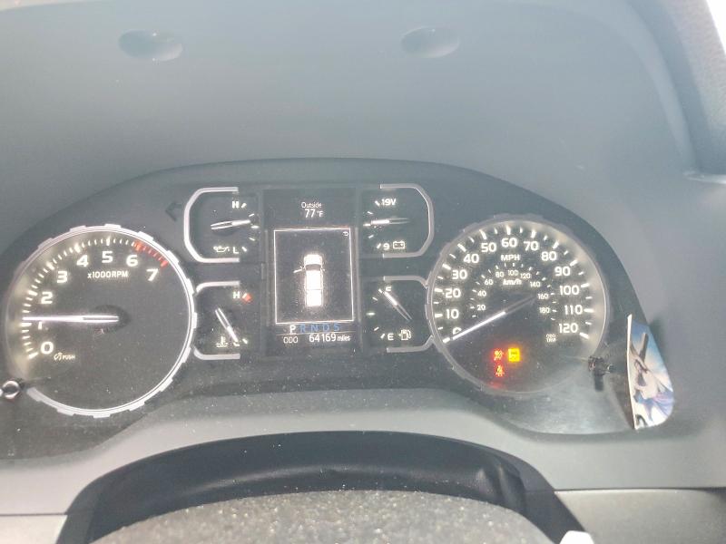 2019 Toyota Tundra VIN 5TFEM5F17KX135591 COPART salvage auction — FRONT END, Tx - Salvage Vehicle Title, sold $100 on 2026-07-28 (photo 9)