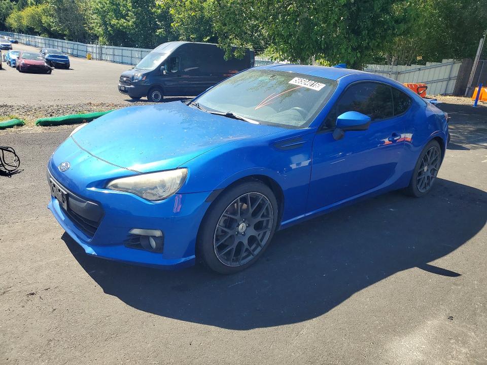 2014 Subaru Brz VIN JF1ZCAC1XE9604673 COPART salvage auction — FRONT END, OR - CERTIFICATE OF TITLE, sold $4,200 on 2026-07-21 (photo 1)