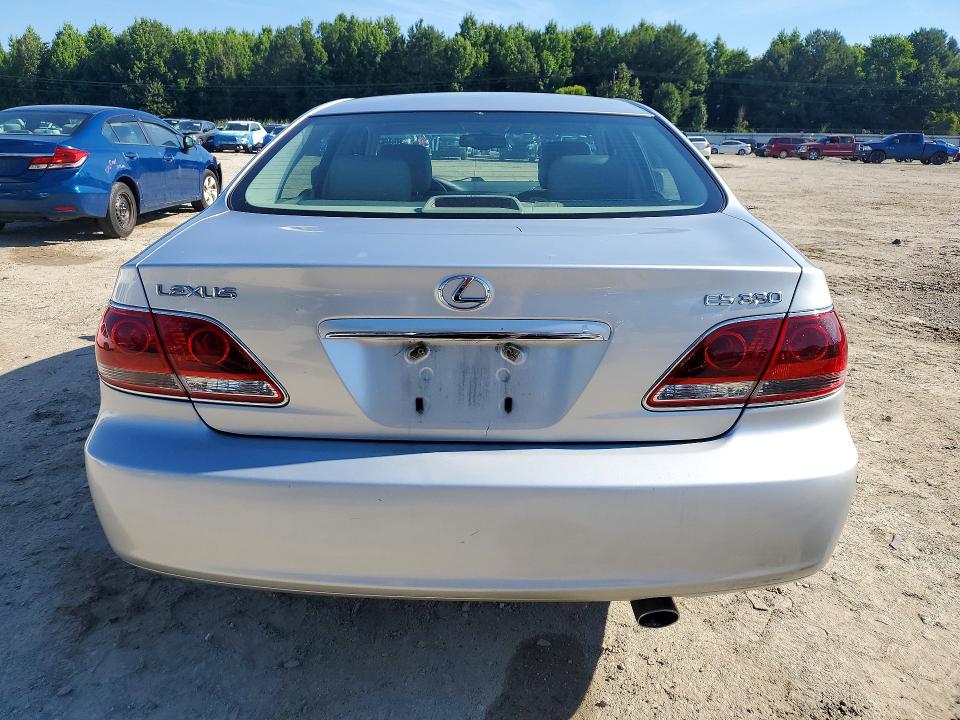 2005 Lexus Es 330 VIN JTHBA30G655101170 COPART salvage auction — FRONT END, Va - Certificate Of Title, sold $425 on 2026-07-07 (photo 6)