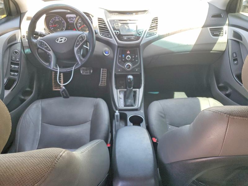 2014 Hyundai Elantra VIN KMHDH4AH0EU035381 COPART salvage auction — REAR END, Nv - Salvage Title, sold $1,000 on 2026-07-15 (photo 8)