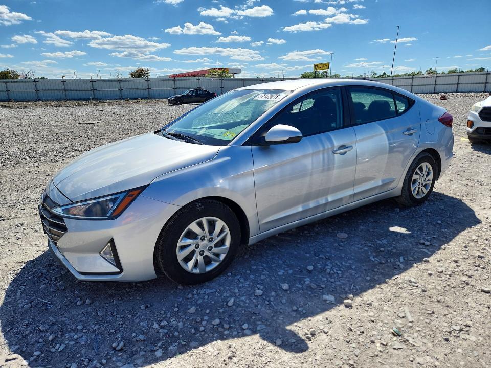2019 Hyundai Elantra VIN KMHD74LF6KU781182 COPART salvage auction — VANDALISM, Il - Salvage Certificate, sold $3,700 on 2026-07-20 (photo 1)