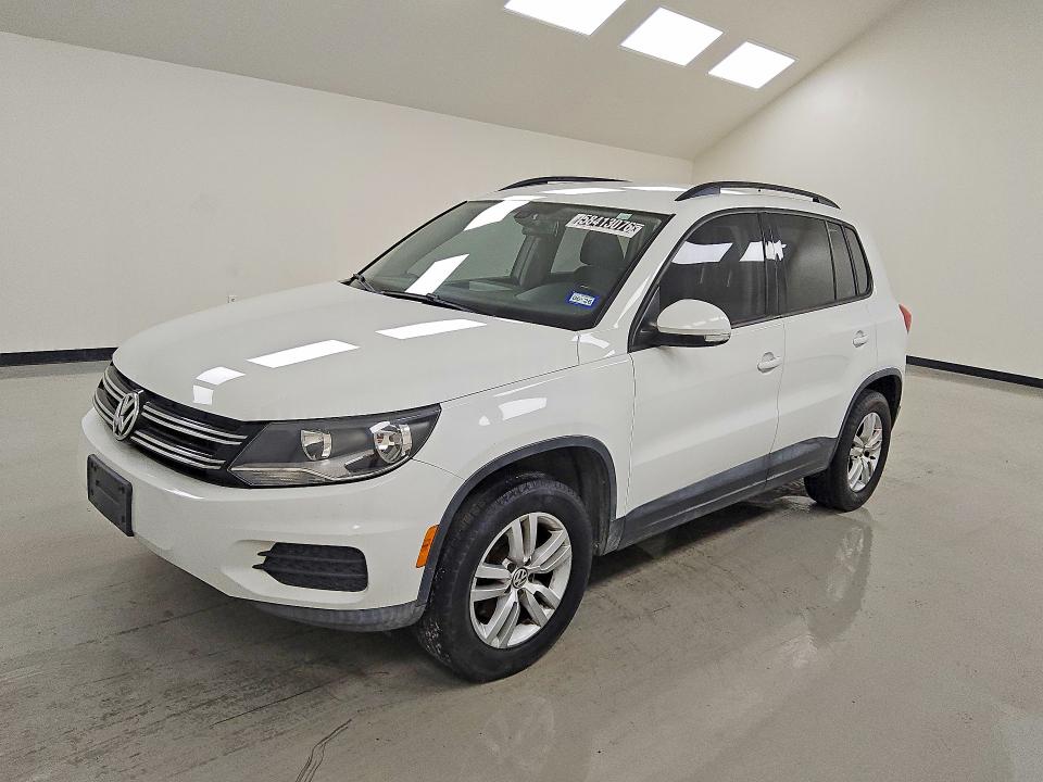 2016 Volkswagen Tiguan VIN WVGAV7AX4GW534714 COPART salvage auction — MECHANICAL, TX - CERTIFICATE OF TITLE, sold $475 on 2026-07-16 (photo 1)