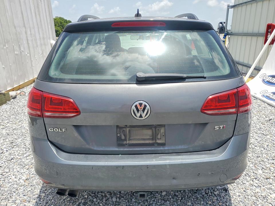 2016 Volkswagen Golf sportwagen VIN 3VWC17AU5GM516458 COPART salvage auction — MECHANICAL, TX - CERTIFICATE OF TITLE, sold $850 on 2026-07-28 (photo 6)
