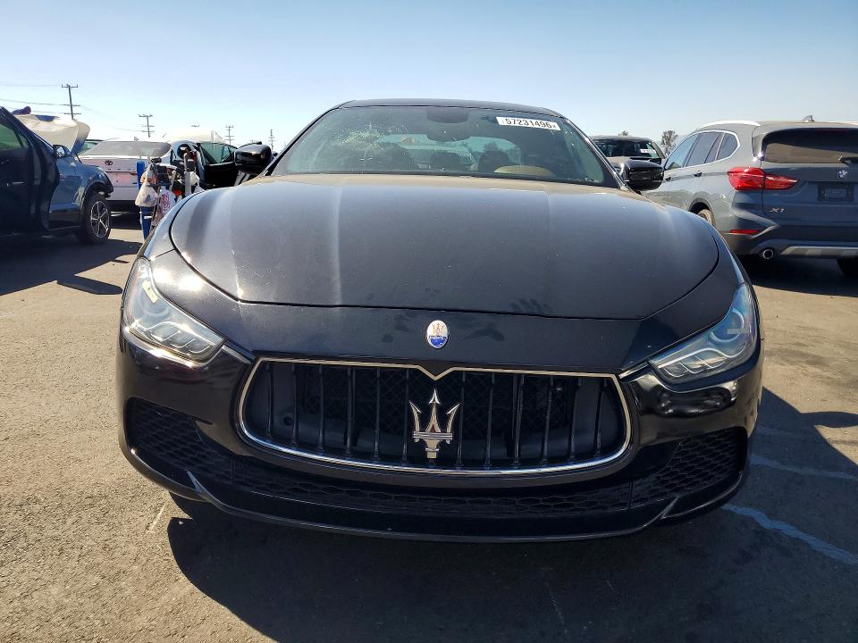 2018 Maserati Ghibli VIN ZAM57XSA8J1295016 COPART salvage auction — MINOR DENT/SCRATCHES, Ca - Dis/Dlr/Exp Only Lien Papers (P), sold $2,500 on 2026-07-13 (photo 5)