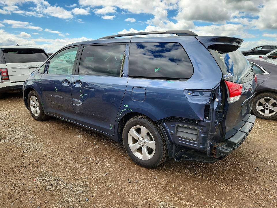 2013 Toyota VIN 5TDKK3DC5DS355628 COPART salvage auction — REAR END, Il - Salvage Certificate, sold $1,300 on 2026-07-21 (photo 2)