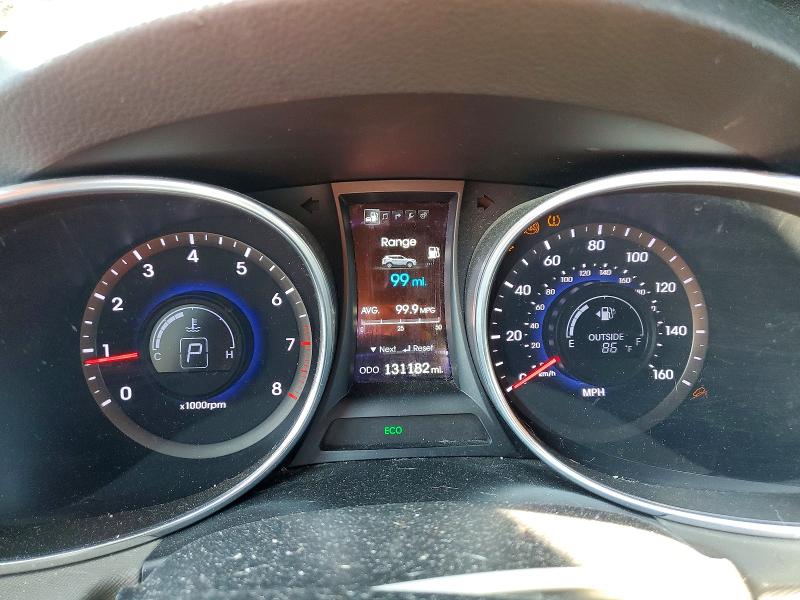 2013 Hyundai VIN 5XYZUDLB8DG105255 COPART salvage auction — FRONT END, Va - Cert Of Title - Salvage, sold $2,300 on 2026-07-06 (photo 9)