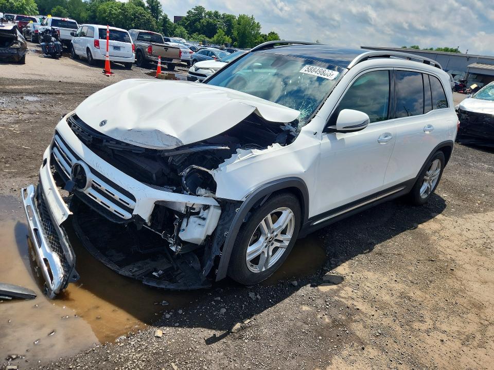 2021 Mercedes-benz Glb VIN W1N4M4HB9MW106431 COPART salvage auction — FRONT END, Ct - Cert Of Title-Salvage, sold $3,500 on 2026-07-31 (photo 1)