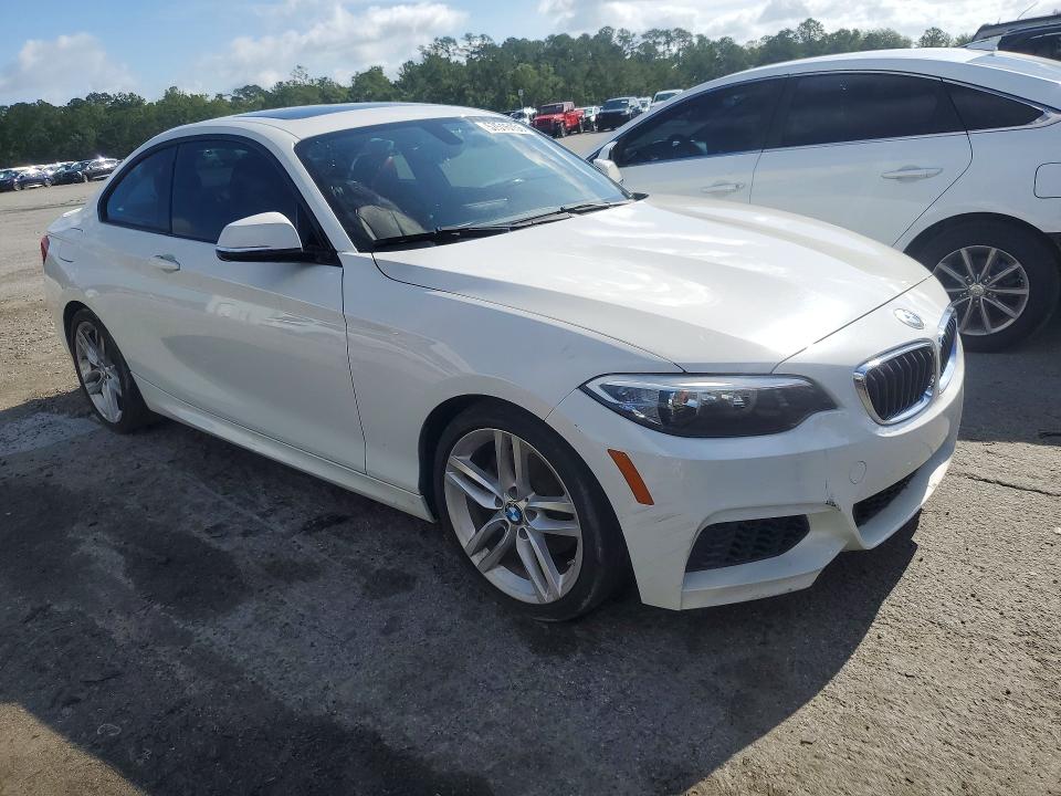 2015 BMW 2er VIN WBA1F5C53FV257492 COPART salvage auction — WATER/FLOOD, Ga - Cert Of Title-Flood Salvage, sold $1,550 on 2026-07-09 (photo 4)