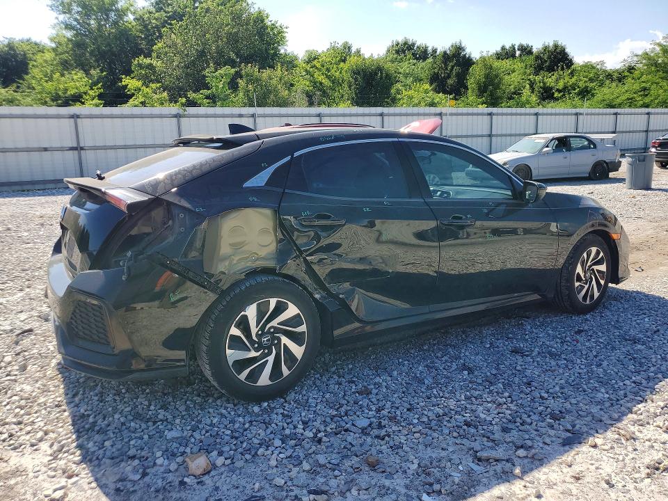 2017 Honda Civic VIN SHHFK7H29HU226732 COPART salvage auction — REAR END, Ar - Cert Of Title-Salvage, sold $5,200 on 2026-07-08 (photo 3)