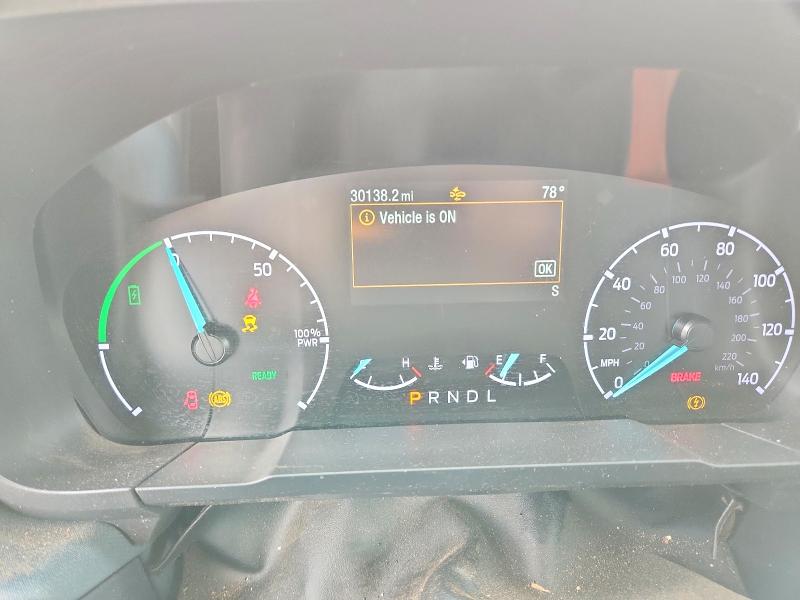 2024 Ford Maverick VIN 3FTTW8H39RRA83336 COPART salvage auction — FRAME DAMAGE, Ga - Cert Of Title-Salvage, sold $8,600 on 2026-07-02 (photo 9)