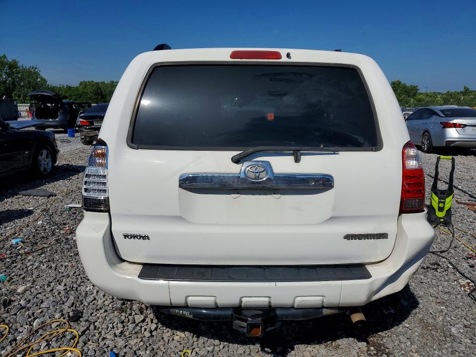 2007 Toyota 4runner VIN JTEZU14R678067655 COPART salvage auction — FRONT END, Al - Cert Of Title-Salvage Title, sold $1,800 on 2026-07-28 (photo 6)