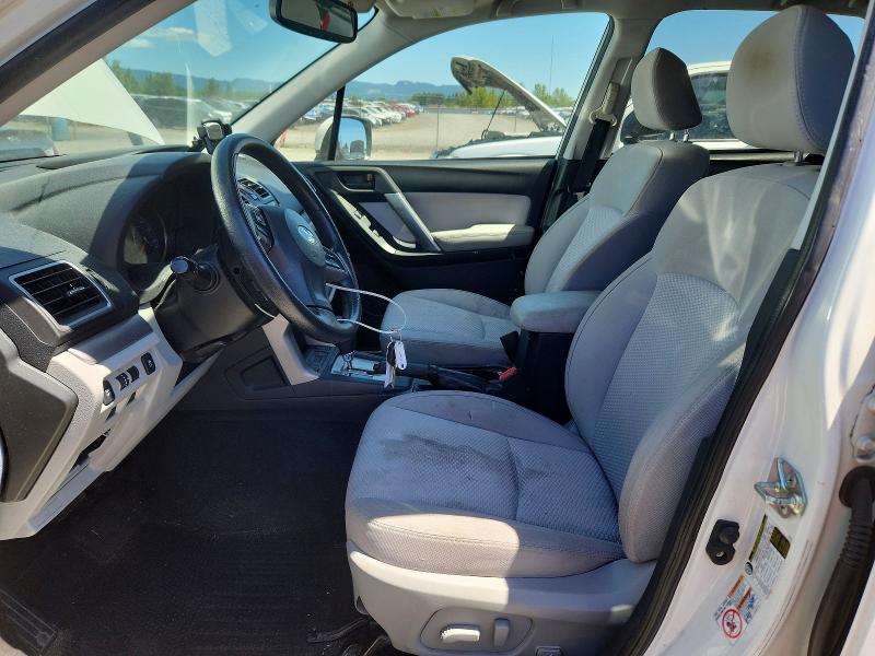 2016 Subaru Forester VIN JF2SJAFCXGH435277 COPART salvage auction — FRONT END, Or - Salvage Title Certificate, sold $2,150 on 2026-07-14 (photo 7)