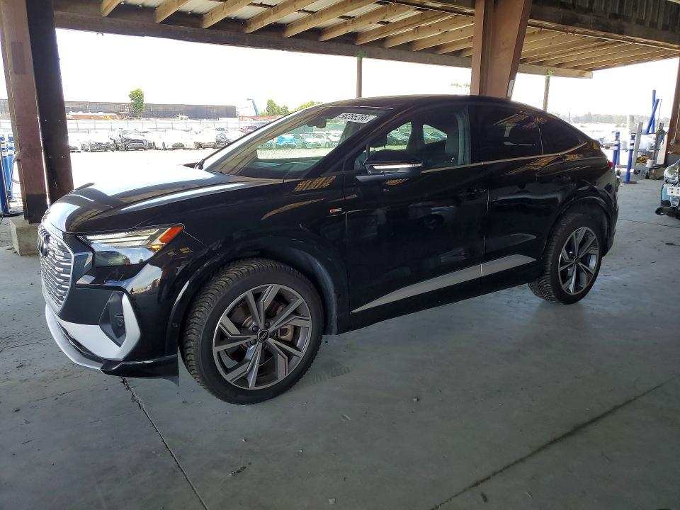 2023 Audi Q4 e-tron sportback VIN WA142BFZ0PP030334 COPART salvage auction — REAR END, Ca - Salvage Certificate, sold $18,900 on 2026-07-02 (photo 1)