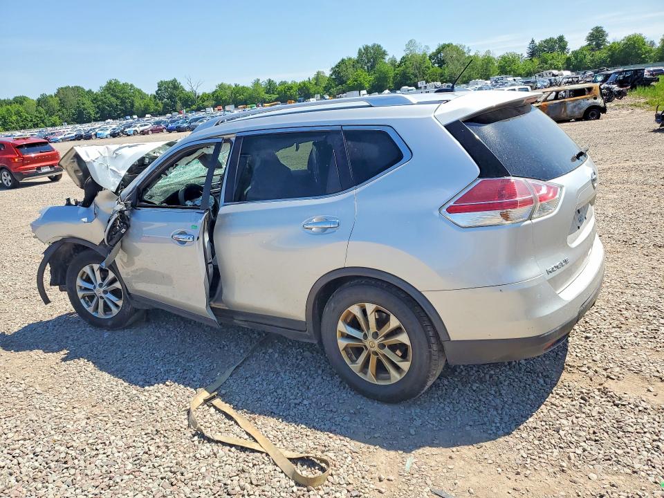 2015 Nissan Rogue VIN KNMAT2MV0FP519191 COPART salvage auction — FRONT END, NY - MV-907A SALVAGE CERTIFICATE, sold $425 on 2026-07-06 (photo 2)