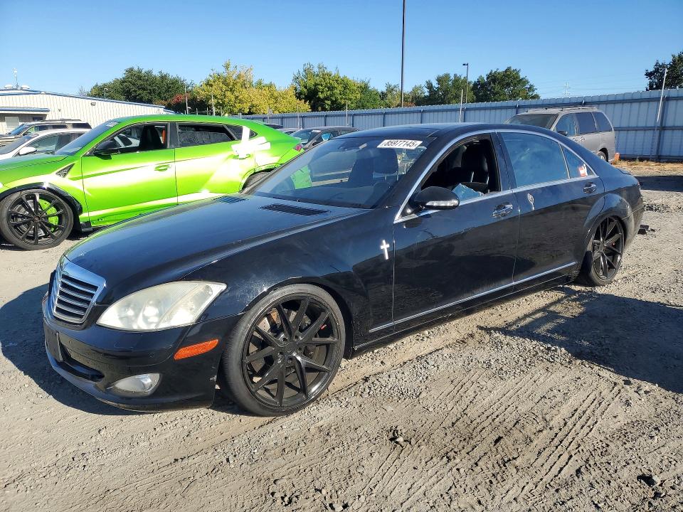 2008 Mercedes-benz S class VIN WDDNG86X38A212245 COPART salvage auction — FRONT END, Ca - Dis/Dlr/Exp App For Dup Clean, sold $875 on 2026-07-07 (photo 1)