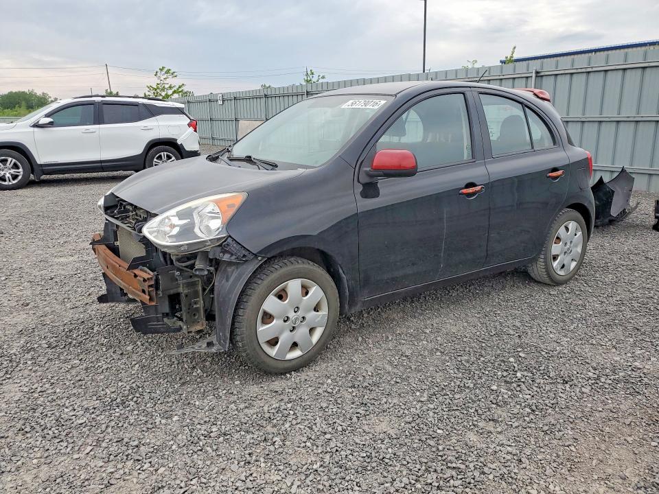 2015 Nissan Micra VIN 3N1CK3CP0FL239094 COPART salvage auction — FRONT END, On - Permit No Brand - Unfit, sold $700 on 2026-07-02 (photo 1)