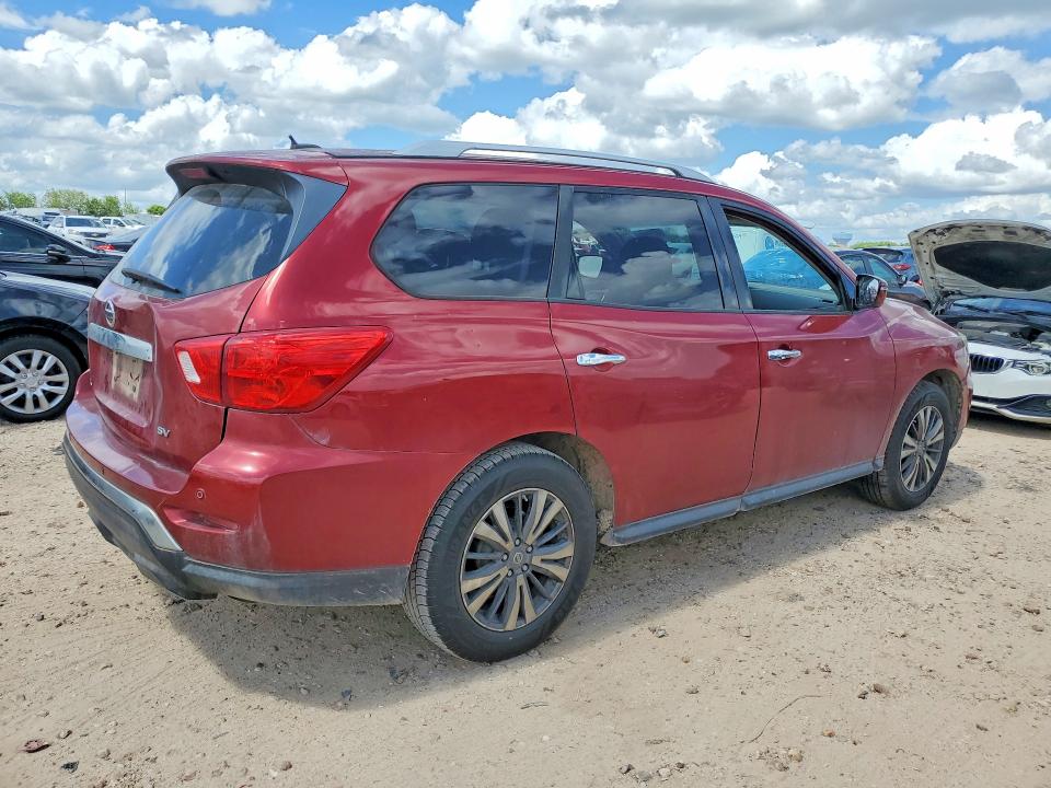 2017 Nissan Pathfinder VIN 5N1DR2MN9HC662805 COPART salvage auction — HAIL, Tx - Certificate Of Title, sold $10 on 2026-07-06 (photo 3)