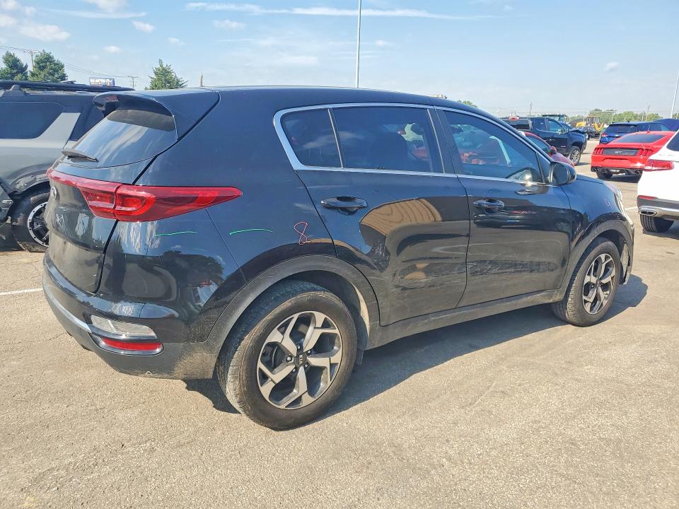 2021 Kia Sportage VIN KNDPM3AC4M7914133 COPART salvage auction — VANDALISM, Oh - Cert Of Title-Salvage, sold $4,350 on 2026-07-06 (photo 3)