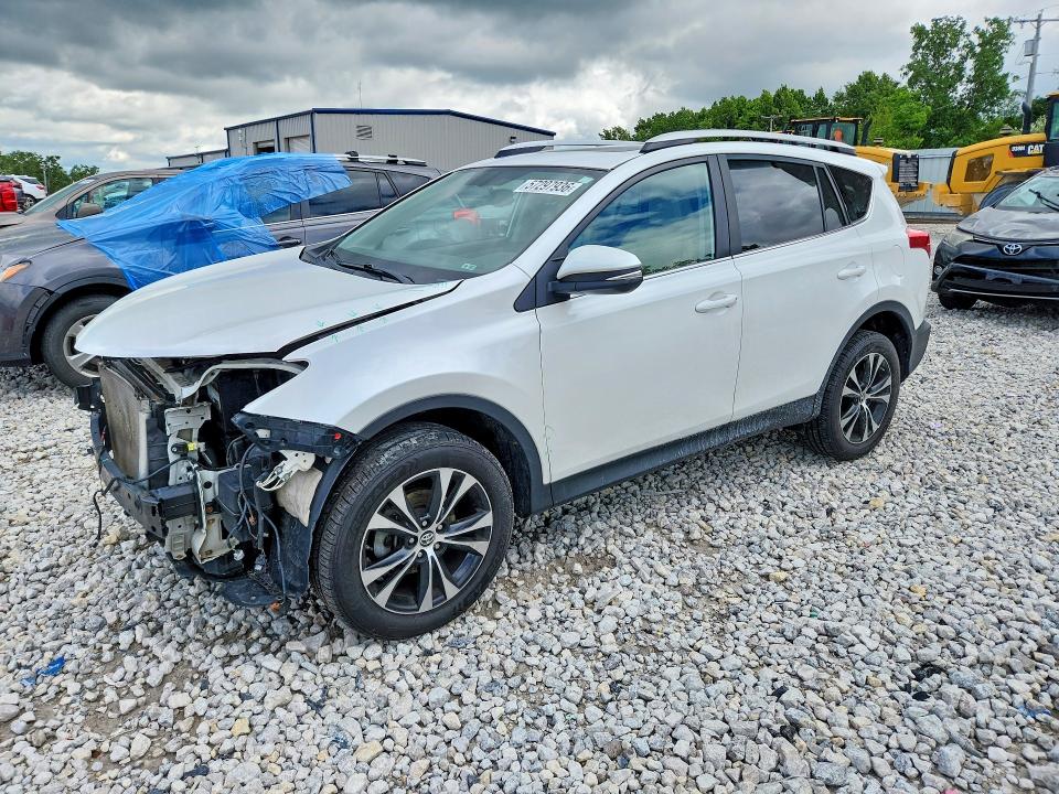 2015 Toyota Rav 4 VIN 2T3DFREV7FW261154 COPART salvage auction — FRONT END, Mi - Certificate Of Title, sold $7,800 on 2026-07-02 (photo 1)